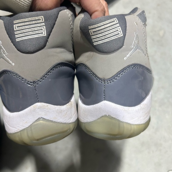 Air Jordan Gray and White Sneakers - Picture 4 of 7